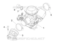 Carburatore completo - Raccordo di ammissione