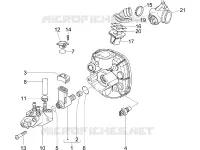 Corpo farfallato - Iniettore - Raccordo di ammissione