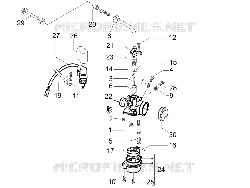 Componenti del carburatore