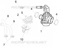 Carburatore completo - Raccordo di ammissione