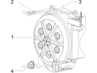 Coperchio volano magnete - Filtro olio