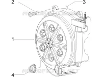 Coperchio volano magnete - Filtro olio