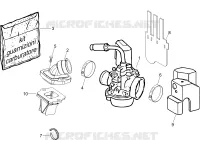Carburatore completo - Raccordo di ammissione