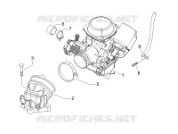 Carburatore completo - Raccordo di ammissione