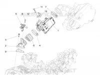 Corpo farfallato - Iniettore - Raccordo di ammissione