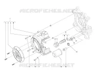 Coperchio volano magnete - Filtro olio