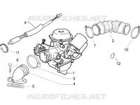 Carburatore completo - Raccordo di ammissione