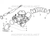 Carburatore completo - Raccordo di ammissione