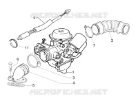 Carburatore completo - Raccordo di ammissione