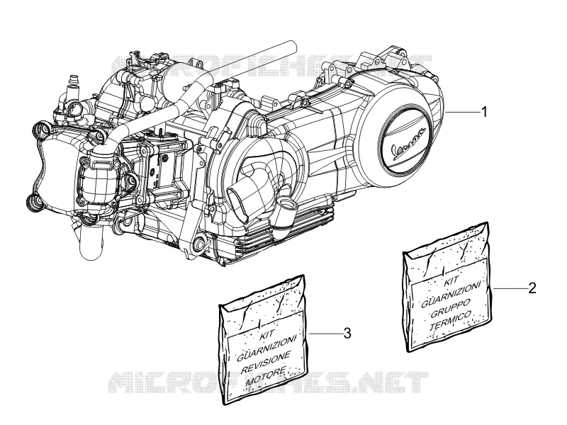 Motore completo