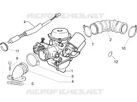 Carburatore completo - Raccordo di ammissione