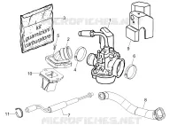 Carburatore completo - Raccordo di ammissione