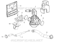 Carburatore completo - Raccordo di ammissione
