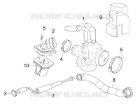 Carburatore completo - Raccordo di ammissione