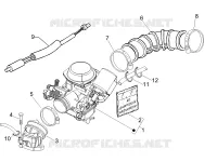 Carburatore completo - Raccordo di ammissione