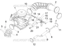 Carburatore completo - Raccordo di ammissione