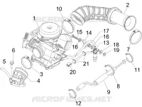 Carburatore completo - Raccordo di ammissione