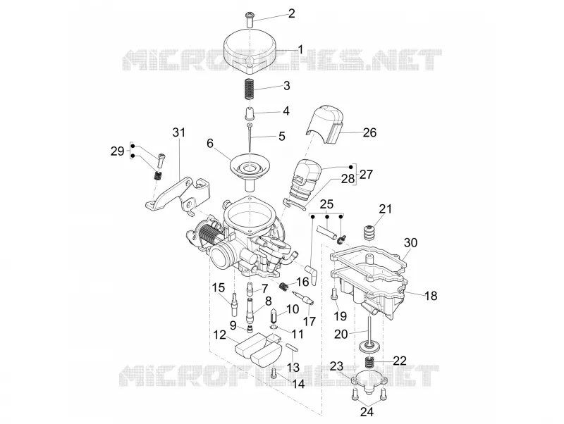 Componenti del carburatore