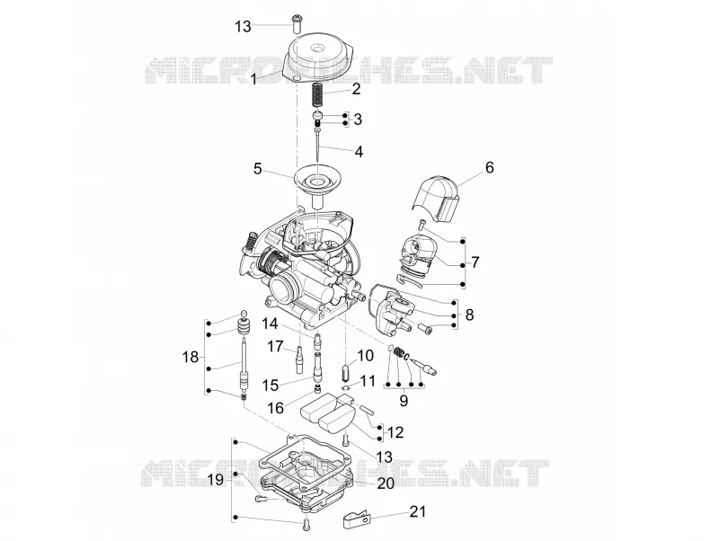 Componenti del carburatore