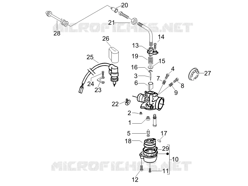 Componenti del carburatore