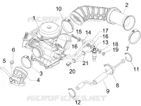 Carburatore completo - Raccordo di ammissione