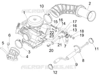Carburatore completo - Raccordo di ammissione