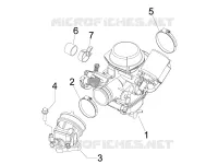 Carburatore completo - Raccordo di ammissione