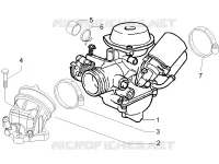 Carburatore completo - Raccordo di ammissione