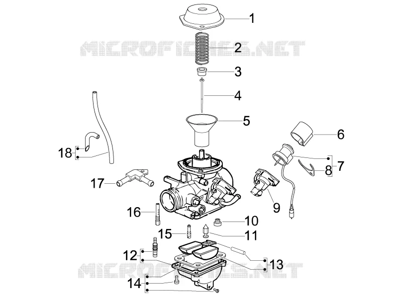 Componenti del carburatore