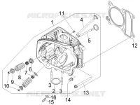 Gruppo testa - Valvole