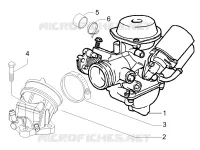 Carburatore completo - Raccordo di ammissione