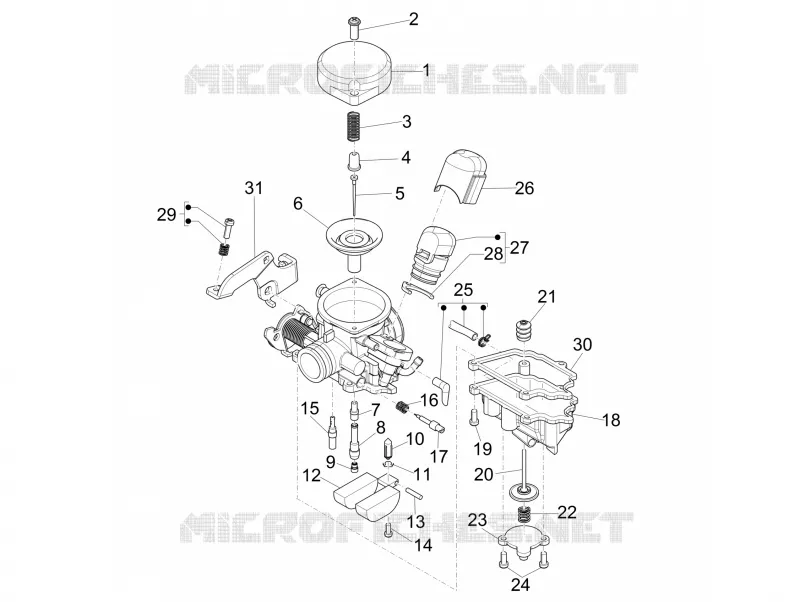 Componenti del carburatore