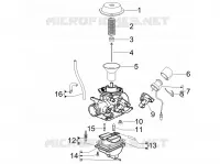 Componenti del carburatore