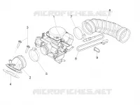 Carburatore completo - Raccordo di ammissione