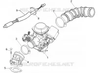 Carburatore completo - Raccordo di ammissione