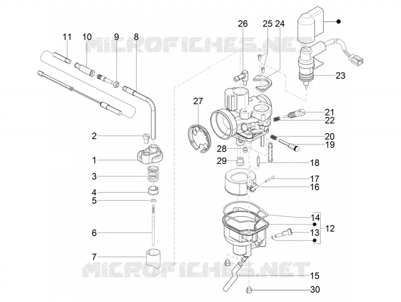 Componenti del carburatore