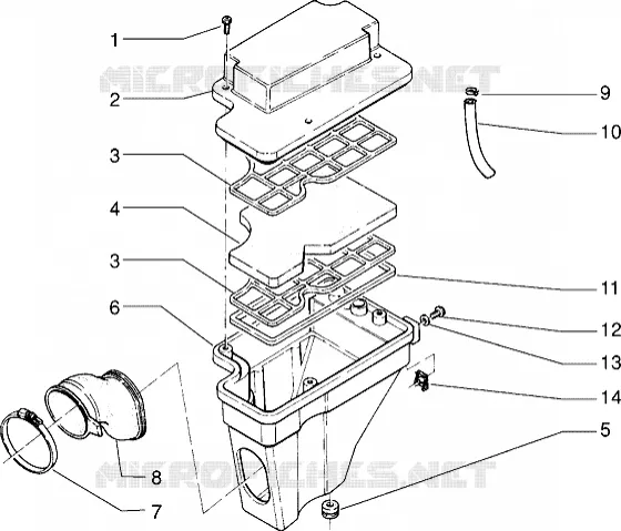 Scatola depuratore