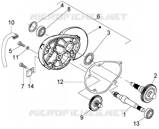Rear wheel shaft