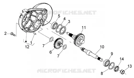 Rear wheel shaft