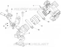 Corpo farfallato - Iniettore - Raccordo di ammissione