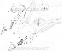FANALE ANTERIORE - FRECCIA LAMPEGGIATORE