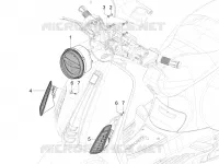 FANALE ANTERIORE - FRECCIA LAMPEGGIATORE