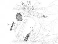 FANALE ANTERIORE - FRECCIA LAMPEGGIATORE
