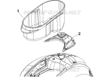 Vano portacasco - Sottosella