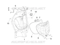Bauletto anteriore - Controscudo