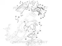 Rear cover - Splash guard