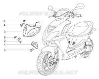 Proiettore-indic. Direzione anteriore
