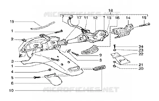 Rear tail lamp