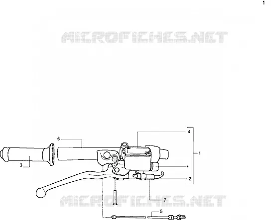 Front brake cylinder
