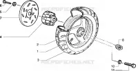 Ruota posteriore (Veicoli con freno a disco posteriore)